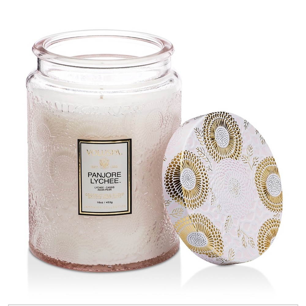 Brand New Voluspa Panjore Lychee Jar Candle (16 oz)